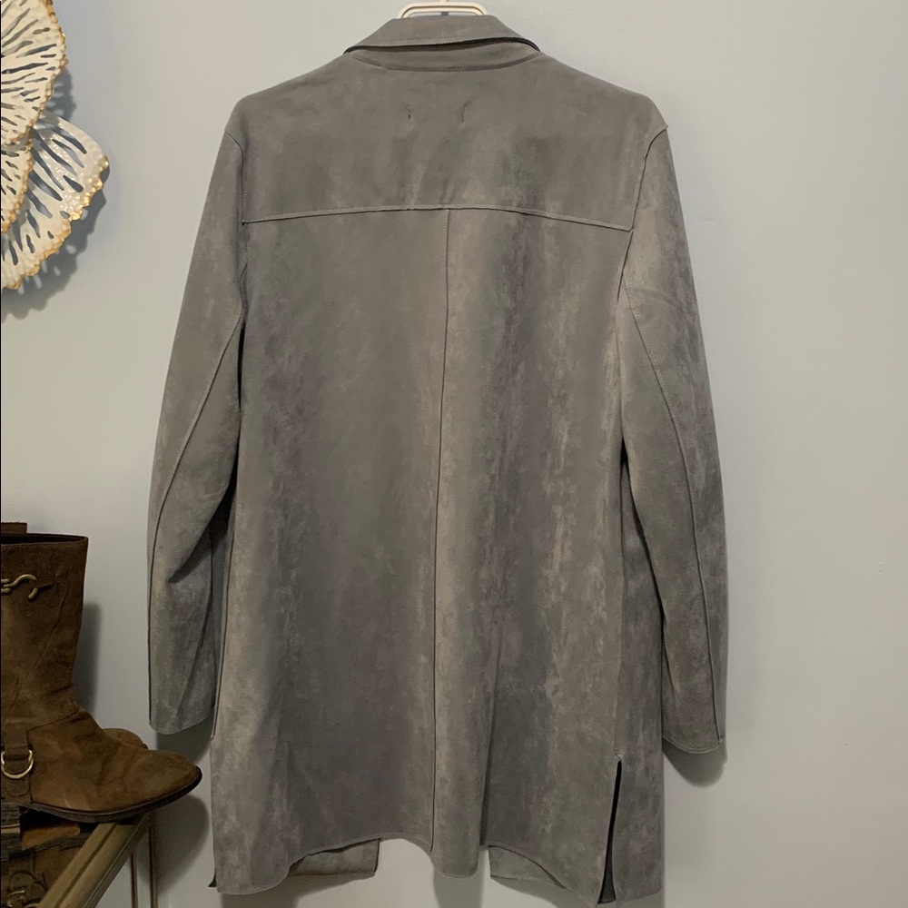 Premise faux suede blue jacket Ptp 22 - Picture 4 of 4
